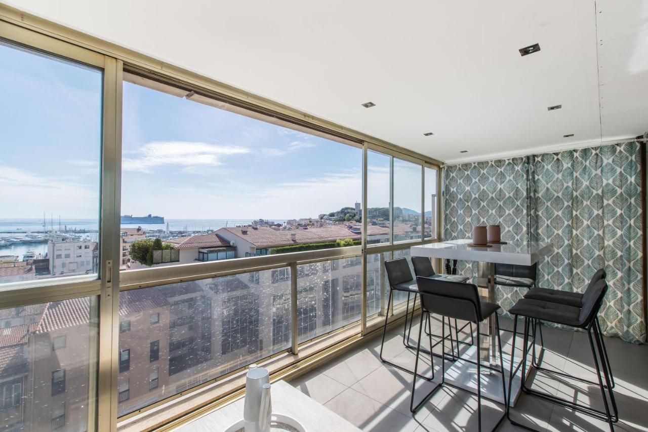 Lb Vacation Rentals I Admire Panoramic Ocean Views Through Walls Of Windows Cannes Eksteriør bilde