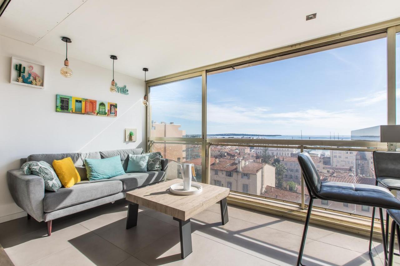 Lb Vacation Rentals I Admire Panoramic Ocean Views Through Walls Of Windows Cannes Eksteriør bilde