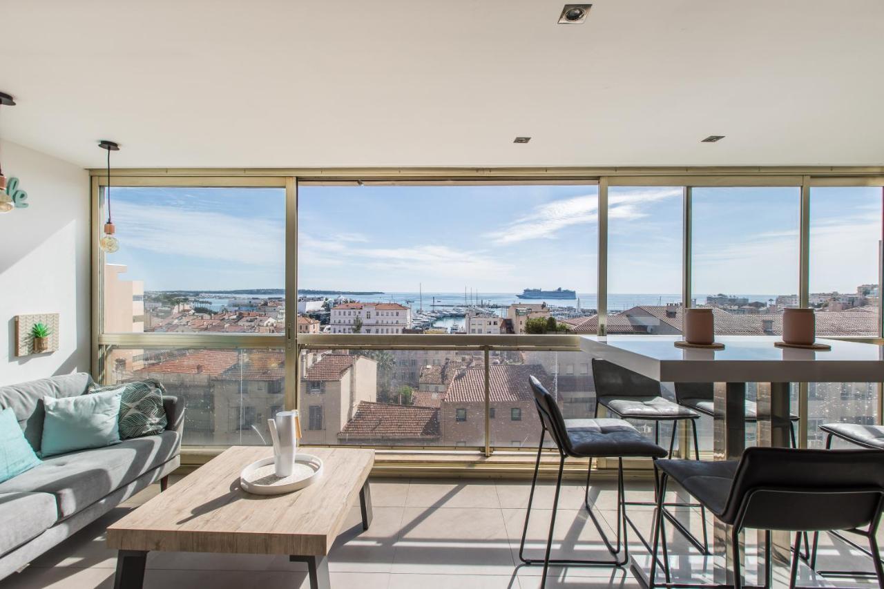 Lb Vacation Rentals I Admire Panoramic Ocean Views Through Walls Of Windows Cannes Eksteriør bilde