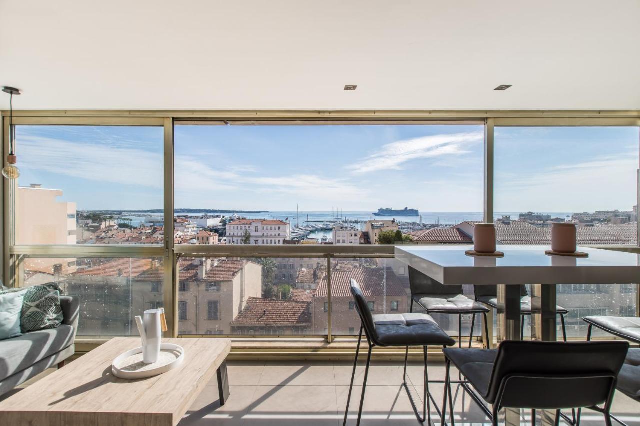 Lb Vacation Rentals I Admire Panoramic Ocean Views Through Walls Of Windows Cannes Eksteriør bilde